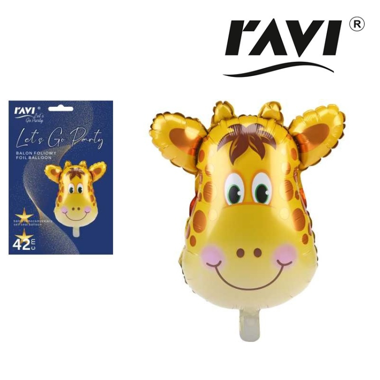 Let's Go Party balon foliowy GIRAFFE RAVI